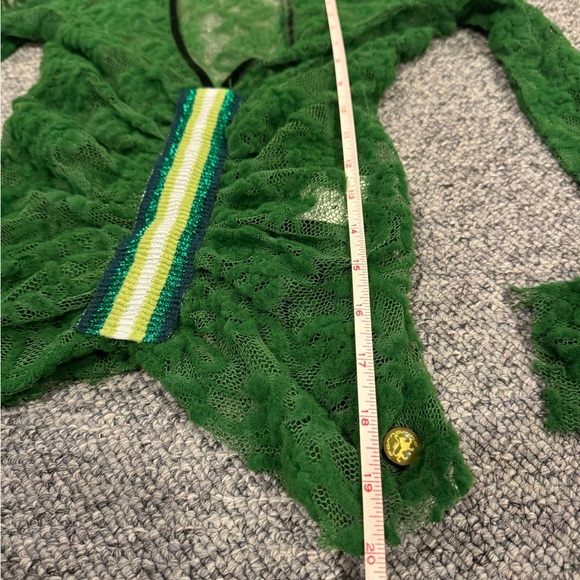 Fornarina Green Lace Long Sleeve Top - Picture 8 of 8